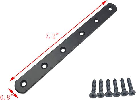 flat metal hardware brackets for wood|flat metal brace with holes.